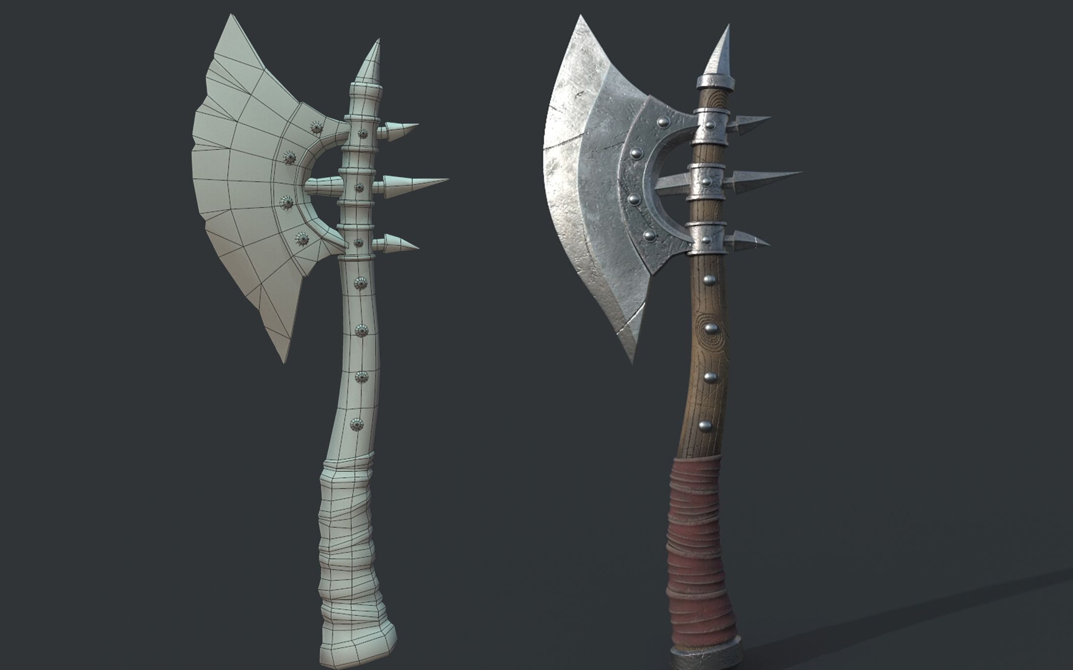 3dmax武器建模,从box开始到uv材质,游戏建模的规范流程