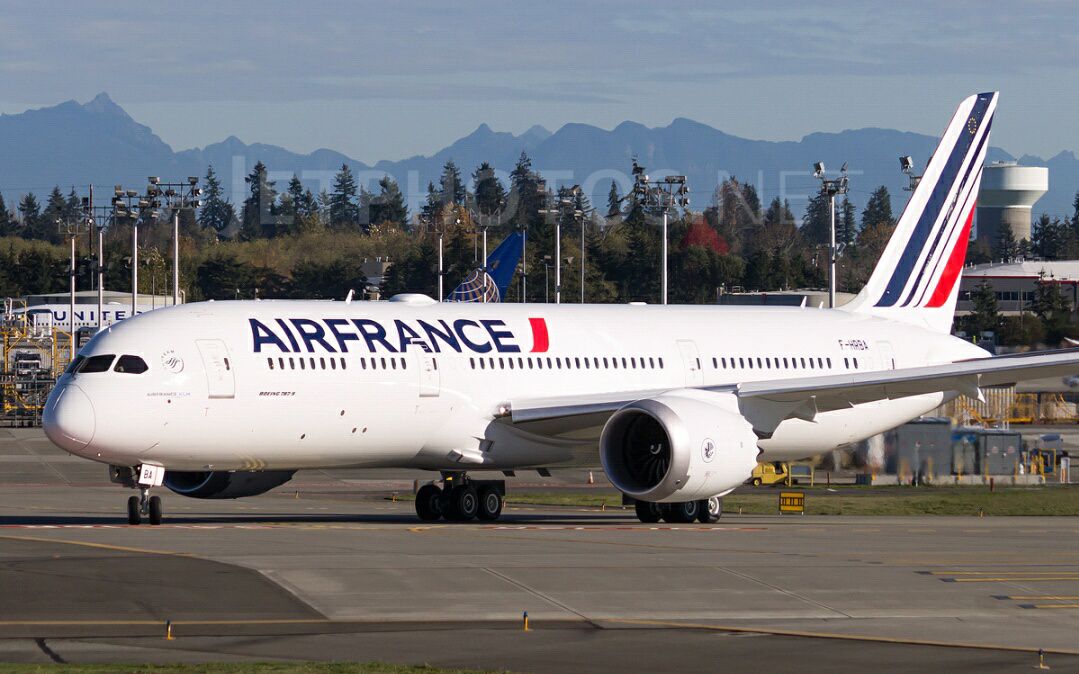 法國航空首架波音787-9飛機視頻 【第500架波音787】