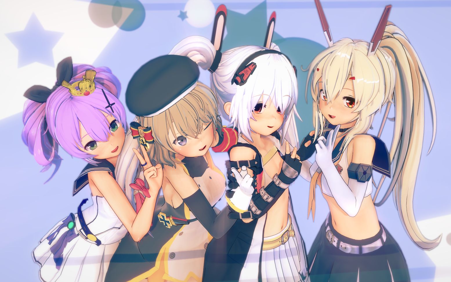 活动作品碧蓝航线mmd多场景真正的三周年贺礼御四家们的超级可爱组曲