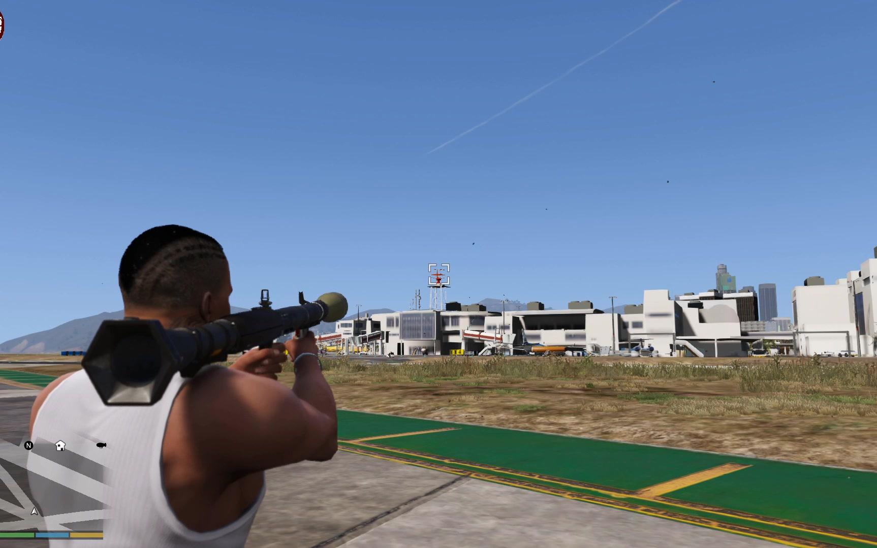 【废材悠零】gta5:用绳索和火箭筒比速度 看看谁比较快_哔哩哔哩 (゜