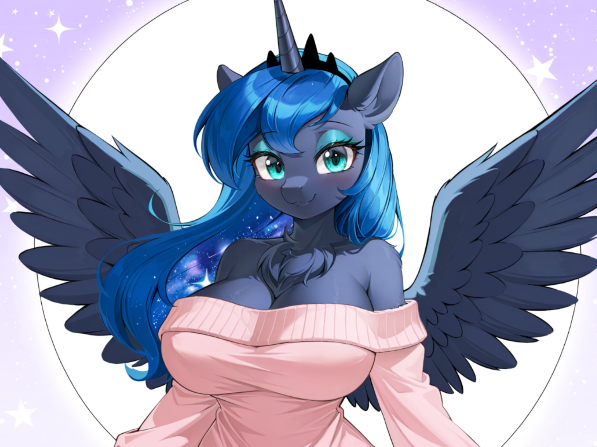 mlp小马宝莉露娜公主半身像合集