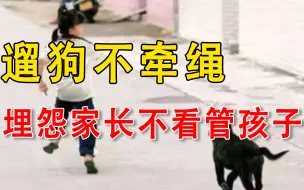 Скачать видео: 女子遛狗不拴绳，吓哭多名小孩后，指责家长怎么不看好孩子