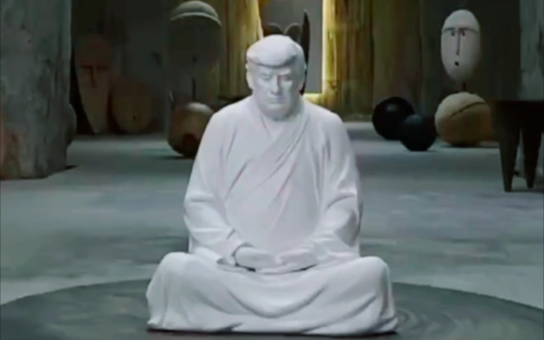 西天懂佛川普亮相世界:买不了吃亏买不了上当