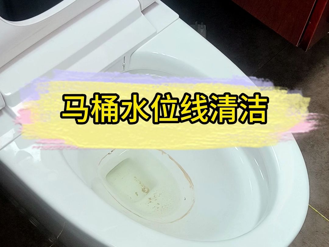 一招轻松清洁马桶黄色的水位线,去除黄渍水流印,学会快去试试吧哔哩哔哩bilibili