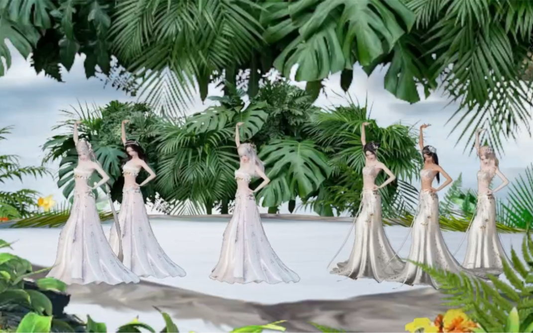 以闪傣族舞《水之灵》