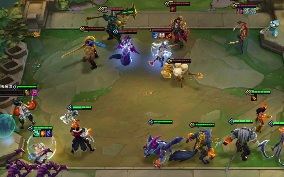 【云顶s1怀旧】双无尽法爆狂野刺阿卡丽对战3星直升机卡特_哔哩哔哩