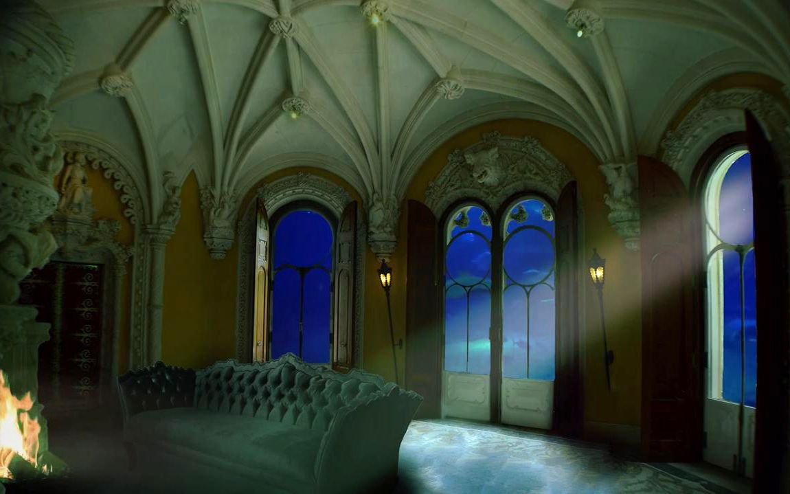 白噪音斯莱特林学院水下公共休息室1小时