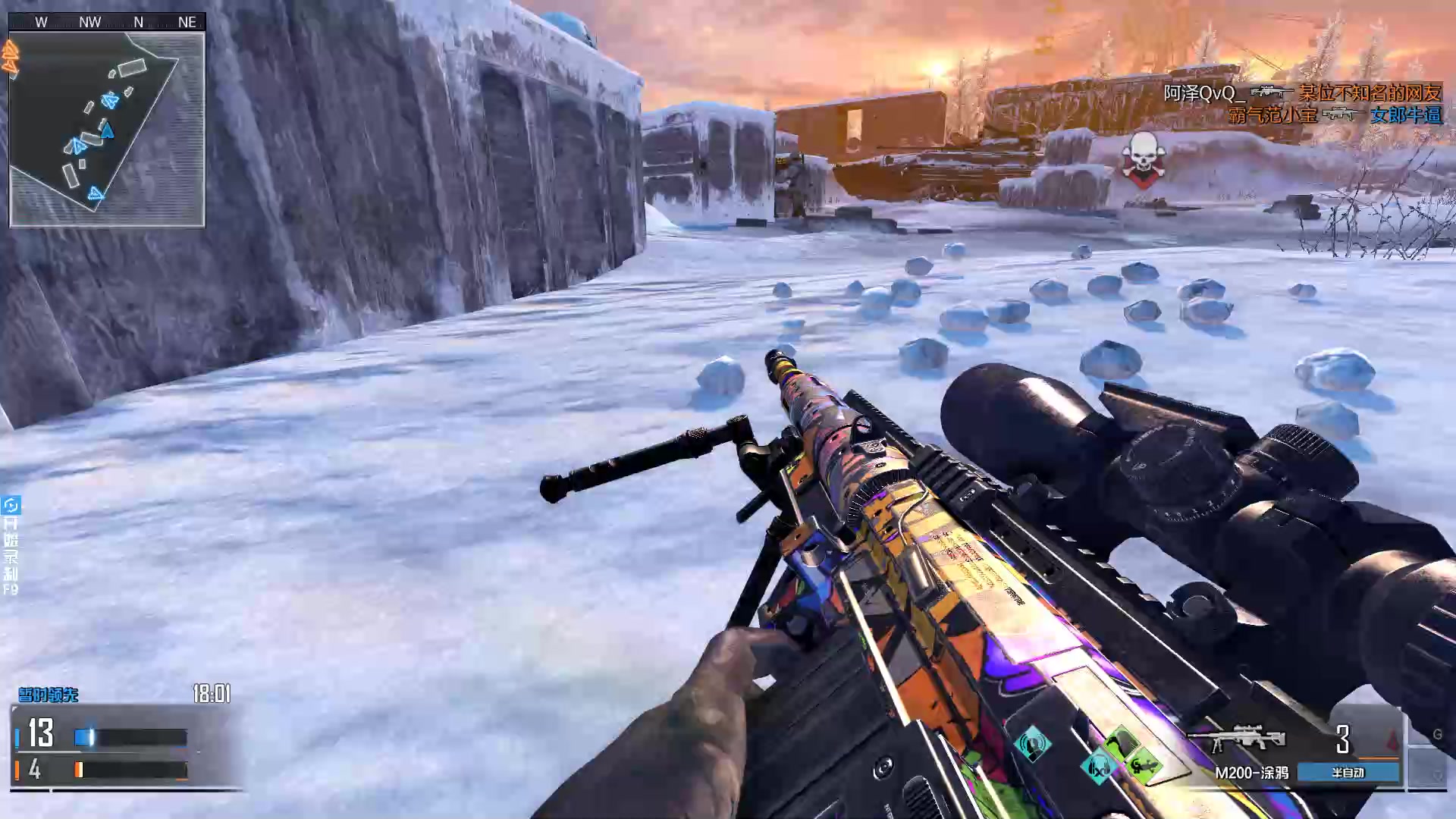 使命召唤ol狙击团队竞技鹰眼核弹炸弹之母46-0_哔哩哔哩 (゜-゜)つロ