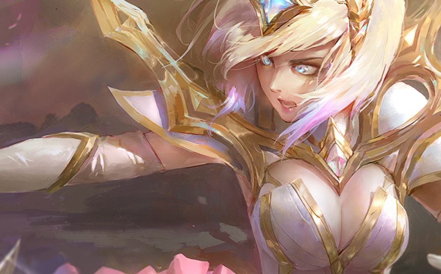 大元素使拉克丝作画步骤