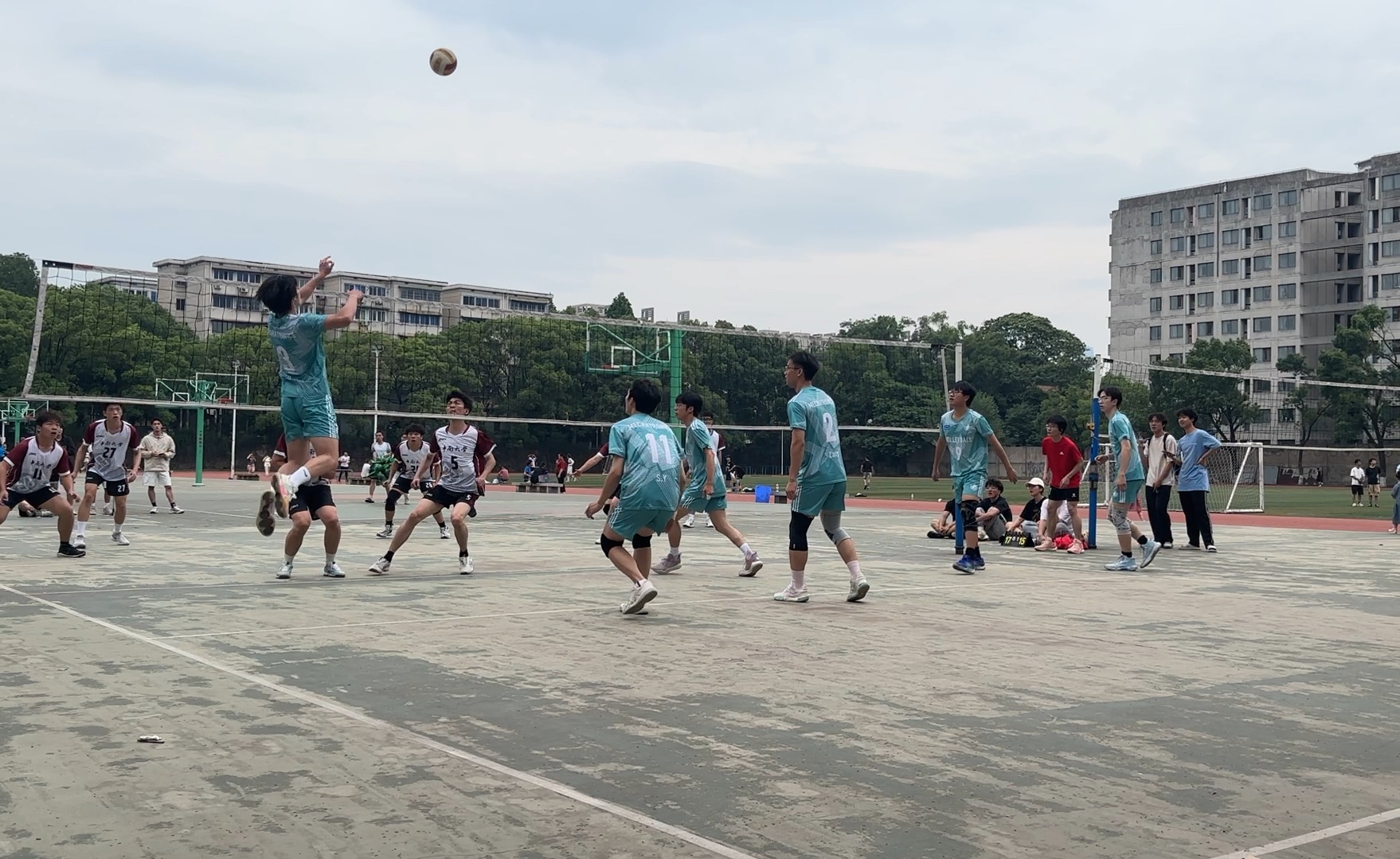 中南大学排球阳光杯 机电vs数统化工联院第一局