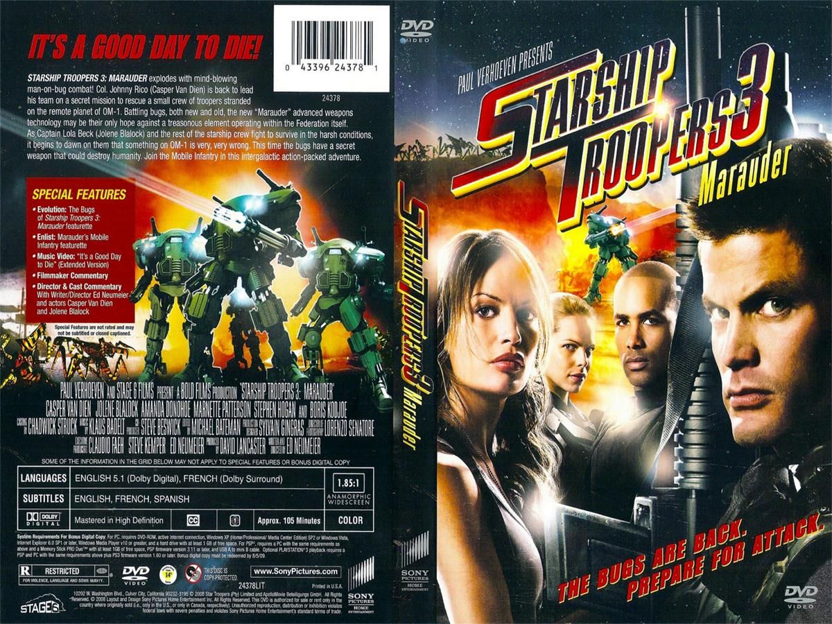 经典人虫大战科幻电影《星河战队3:掠夺者》高清1080p,原创中英动效