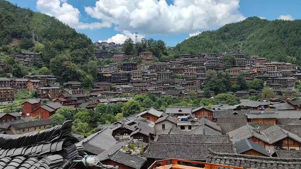 贵州千户苗寨360度全景