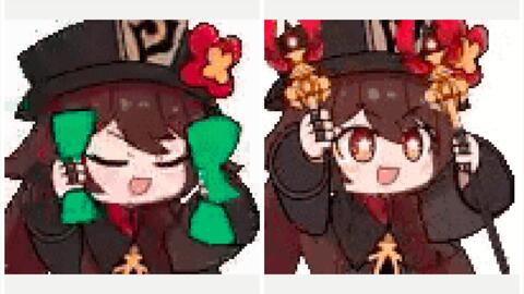 原神胡桃摇钱动态表情包大全胡桃表情包动态gif高清图分享 电玩圈