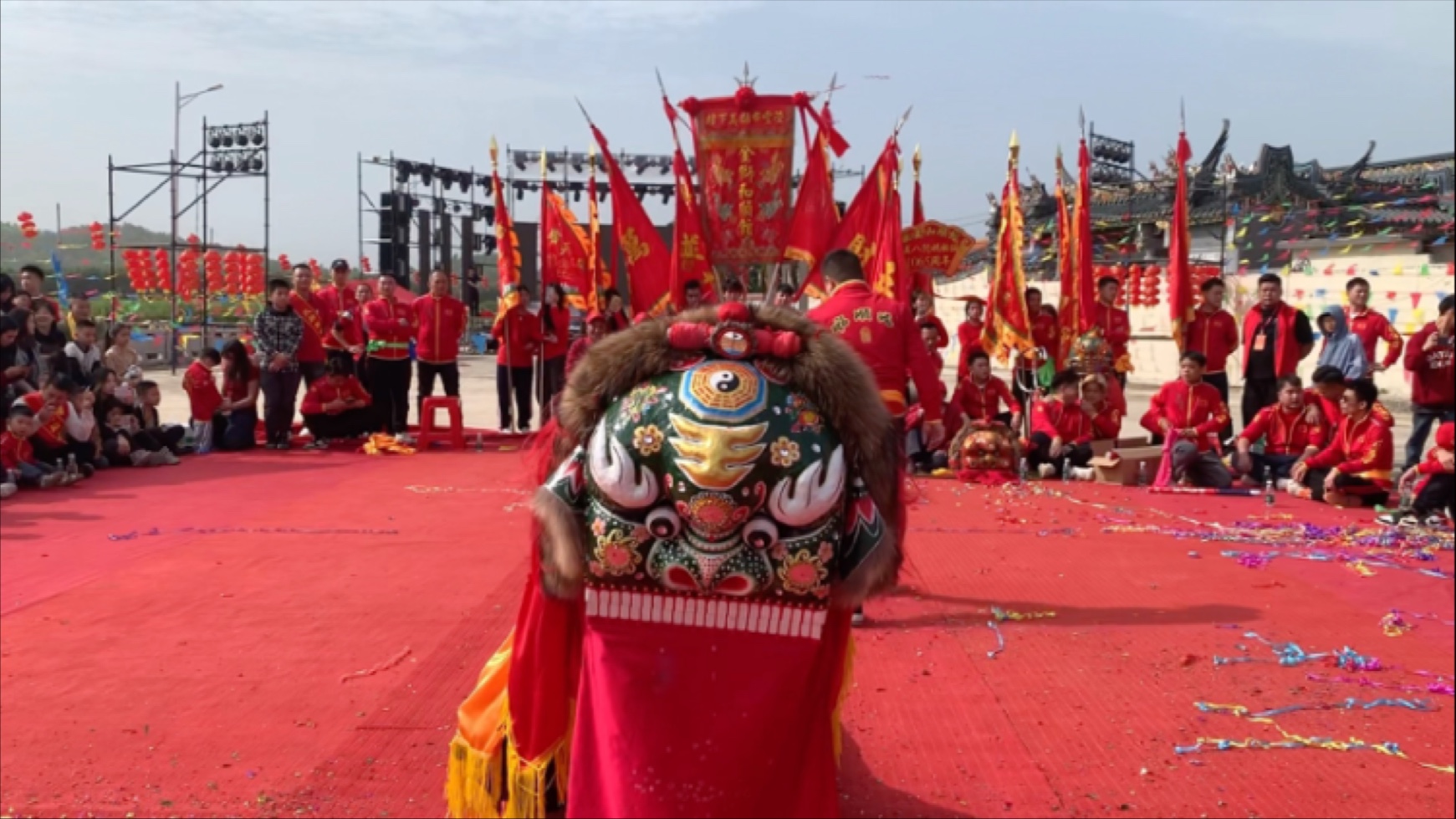陆丰市博美镇图美下村和顺舘4月13号(农历三月十六）在博美镇图美八约妈祖十年大寿庆典汇演