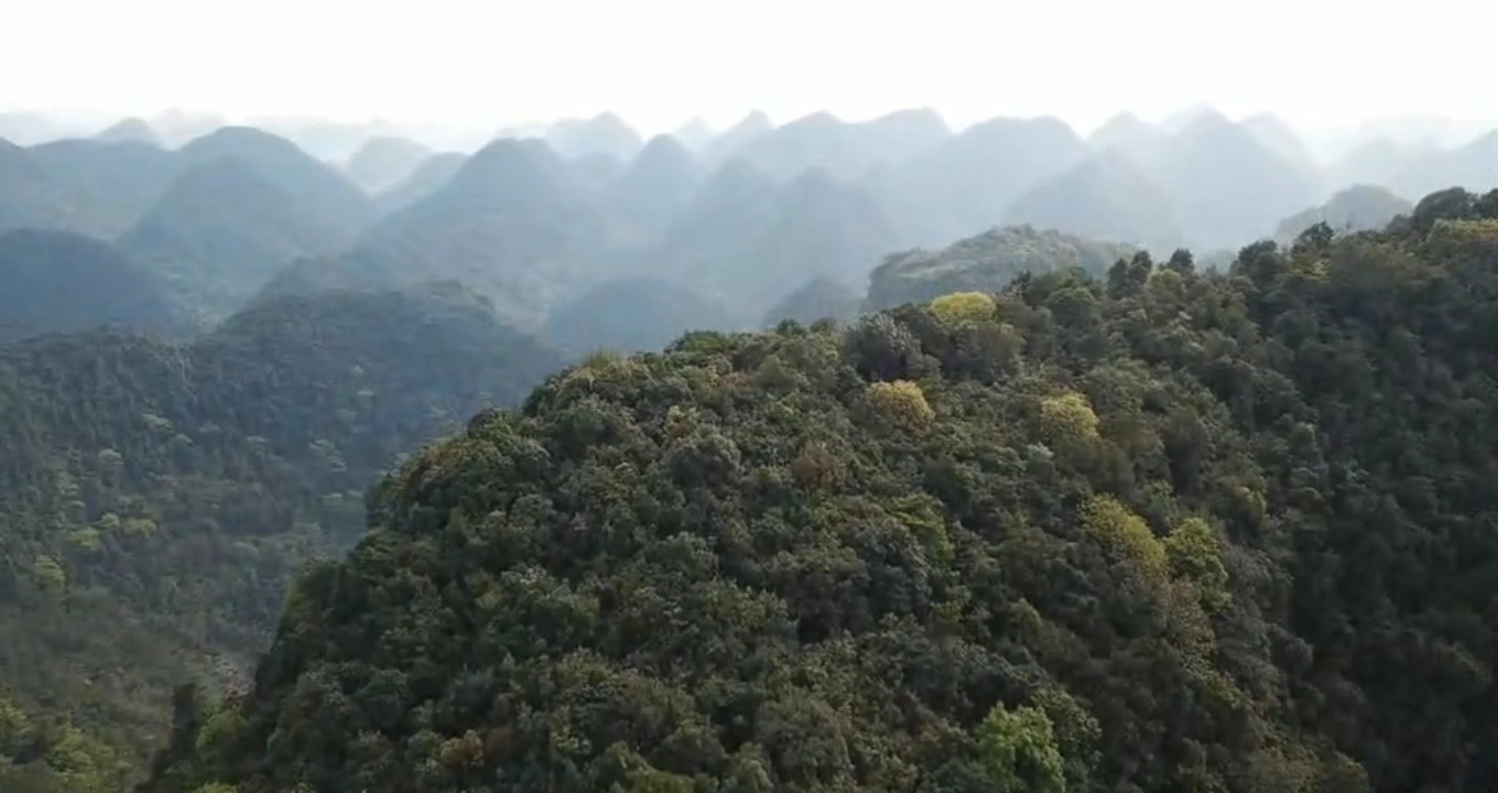 广西上思县十万大山,航拍山区景象.哔哩哔哩bilibili