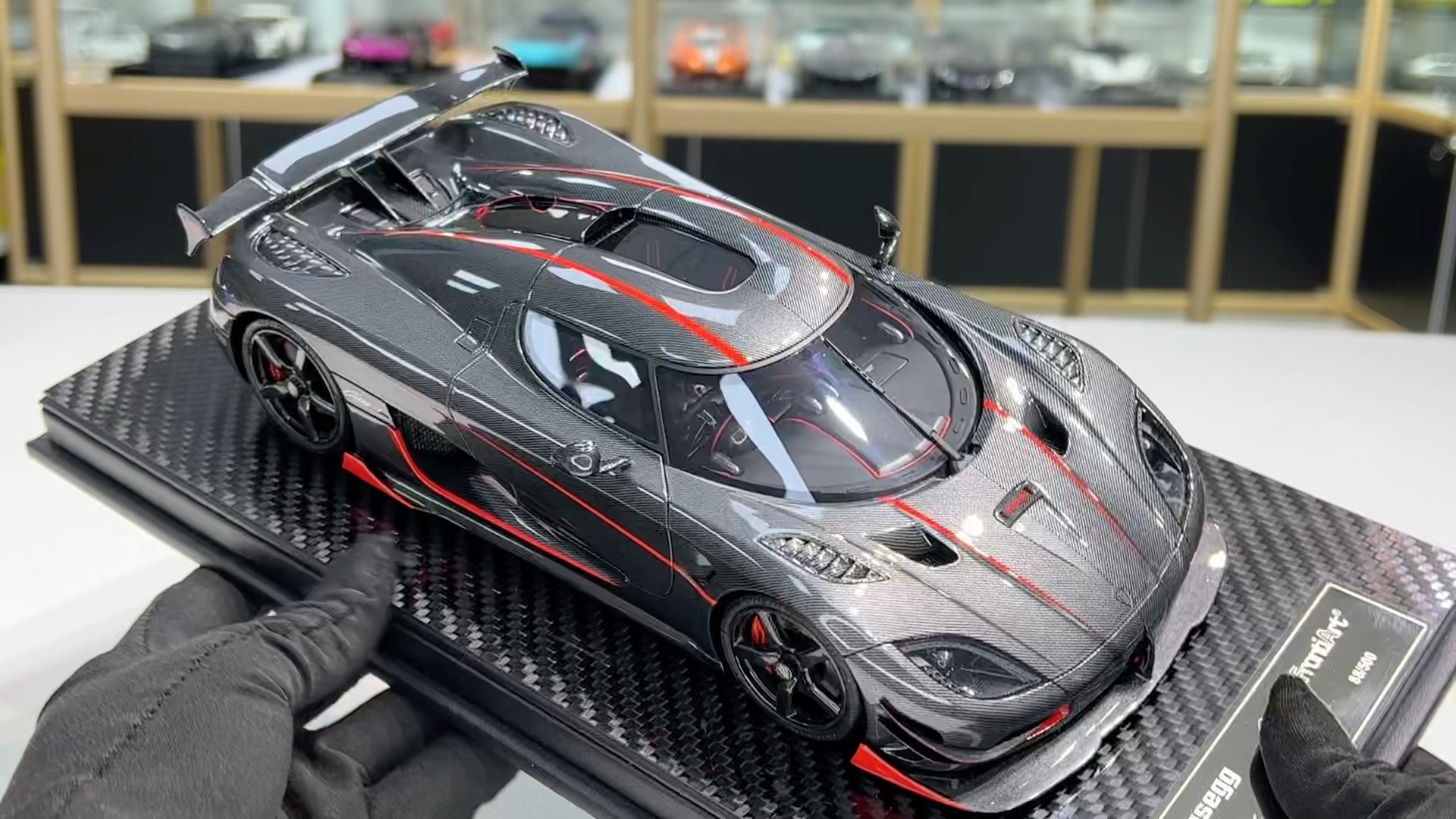 【汽车模型】fa frontiart 1:18 柯尼塞格 agera rs 创世纪 限量树脂