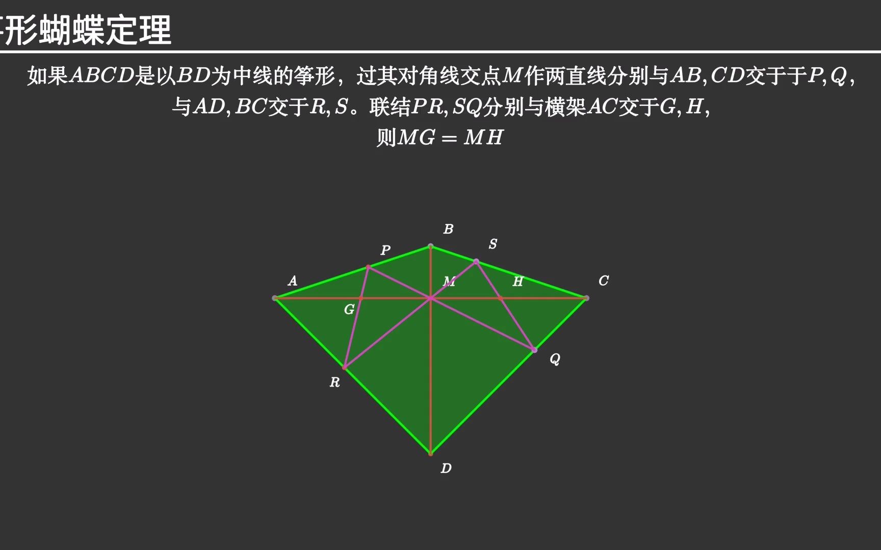 [BIBO数学] 35 筝形蝴蝶定理哔哩哔哩bilibili