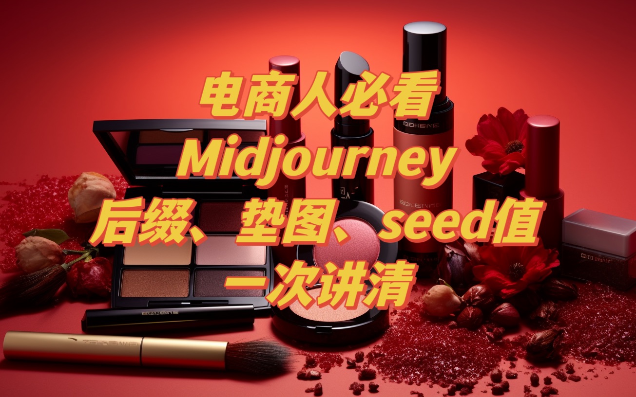 电商人必看 Midjourney 后缀、垫图、seed值 一次讲清哔哩哔哩bilibili