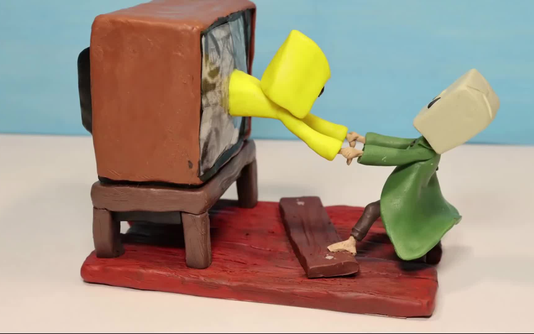 查克拉的游戏人生小小噩梦2莫诺拉小六的手办的手办制作没毛病