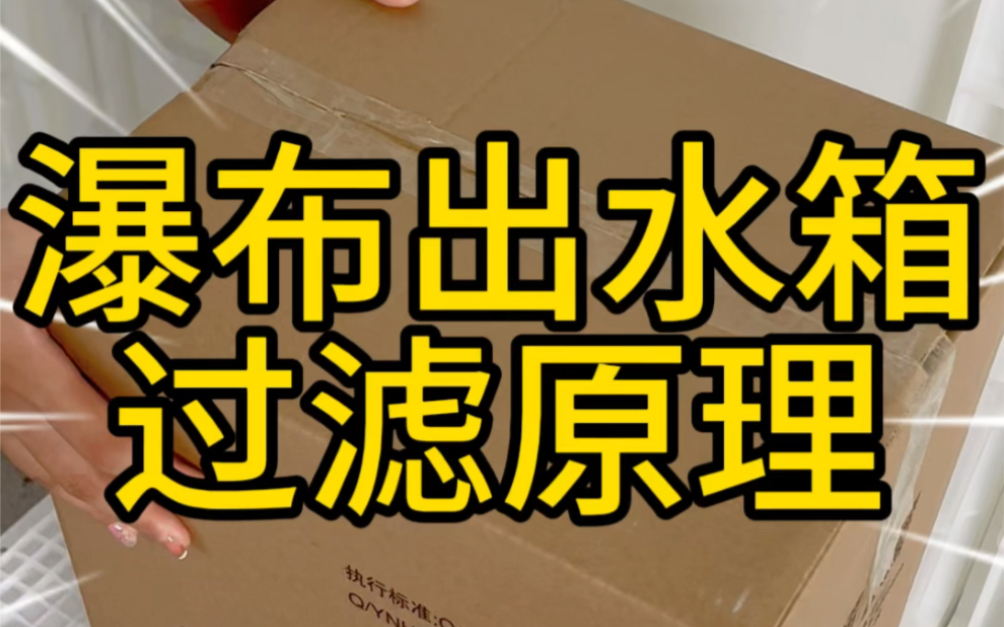 一条视频带你了解瀑布出水过滤箱的过滤原理瀑布式出水口震荡水面 使水充分接触空气 有效增加增氧力哔哩哔哩bilibili