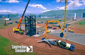 Download Video: 《建筑模拟》搭建发射塔的主体部分 | Construction Simulator