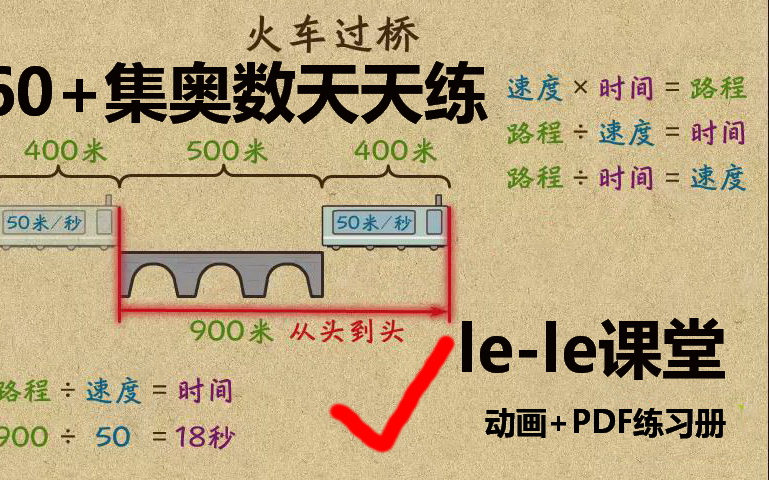 [图]二年级数学思维训练，像看动画片一样学