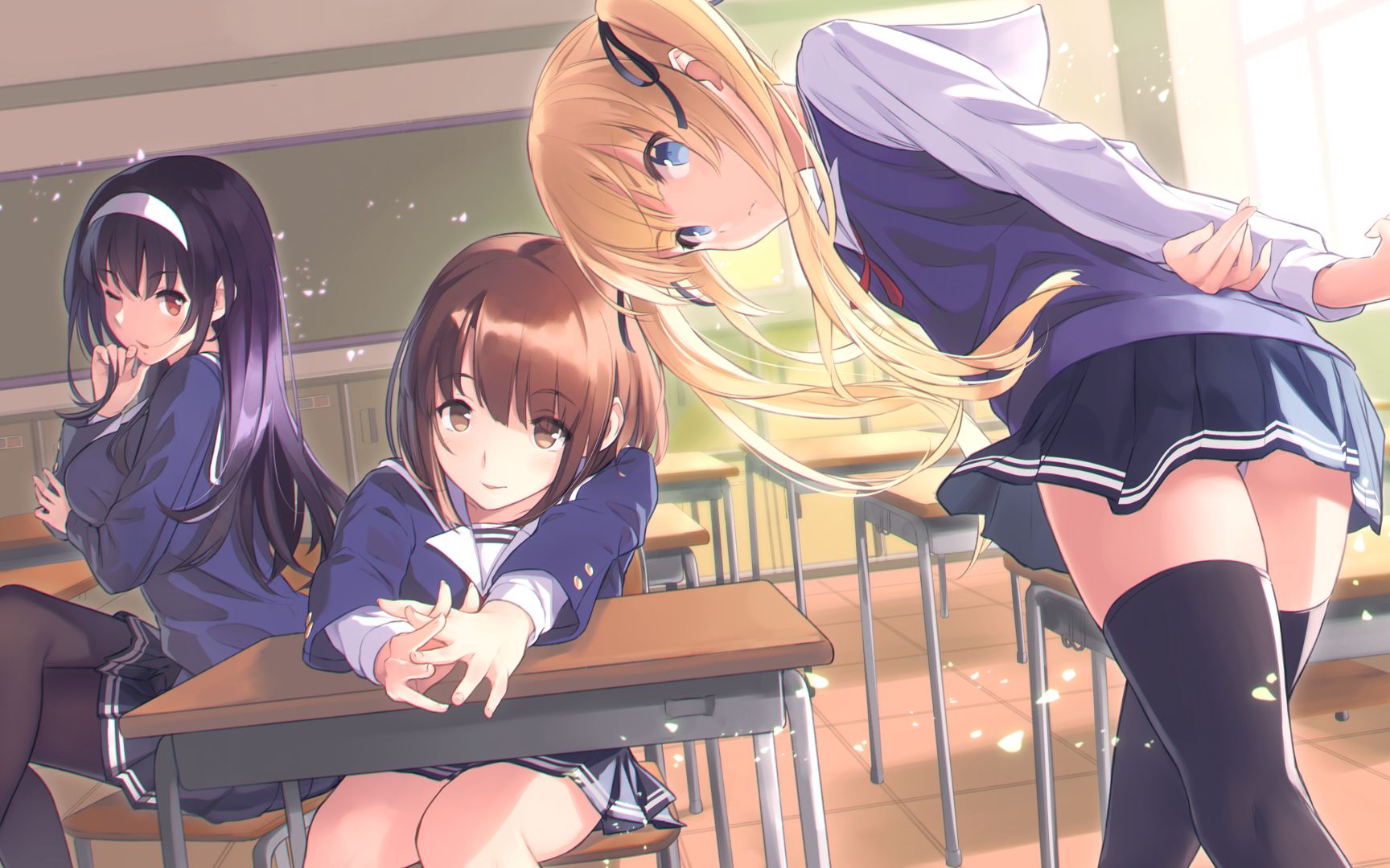 动漫#路人女主的养成方法:我已深深沦陷在这里,谁叫我都不出来!