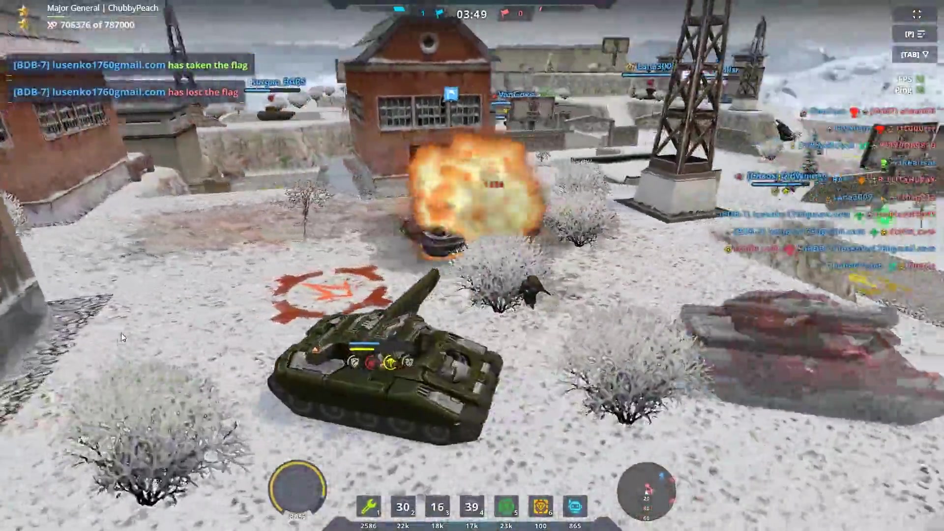 【3d坦克】电磁炮高斯的极致伤害享受