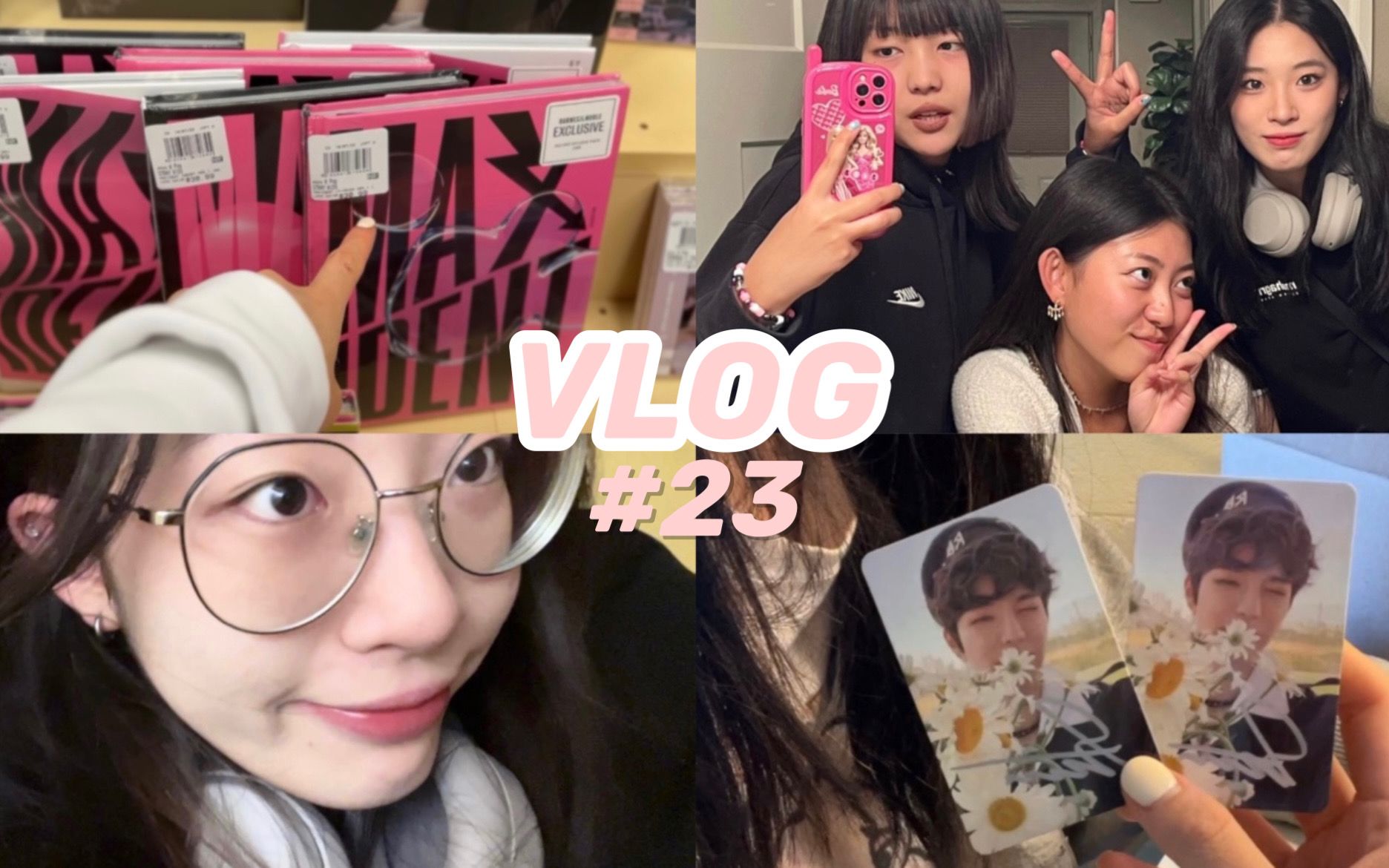 *VLOG23 我称这个十月是迷月|收快递拆专出卡流水线女工 但是大学生版 来吸金昇玟亲签(.哔哩哔哩bilibili