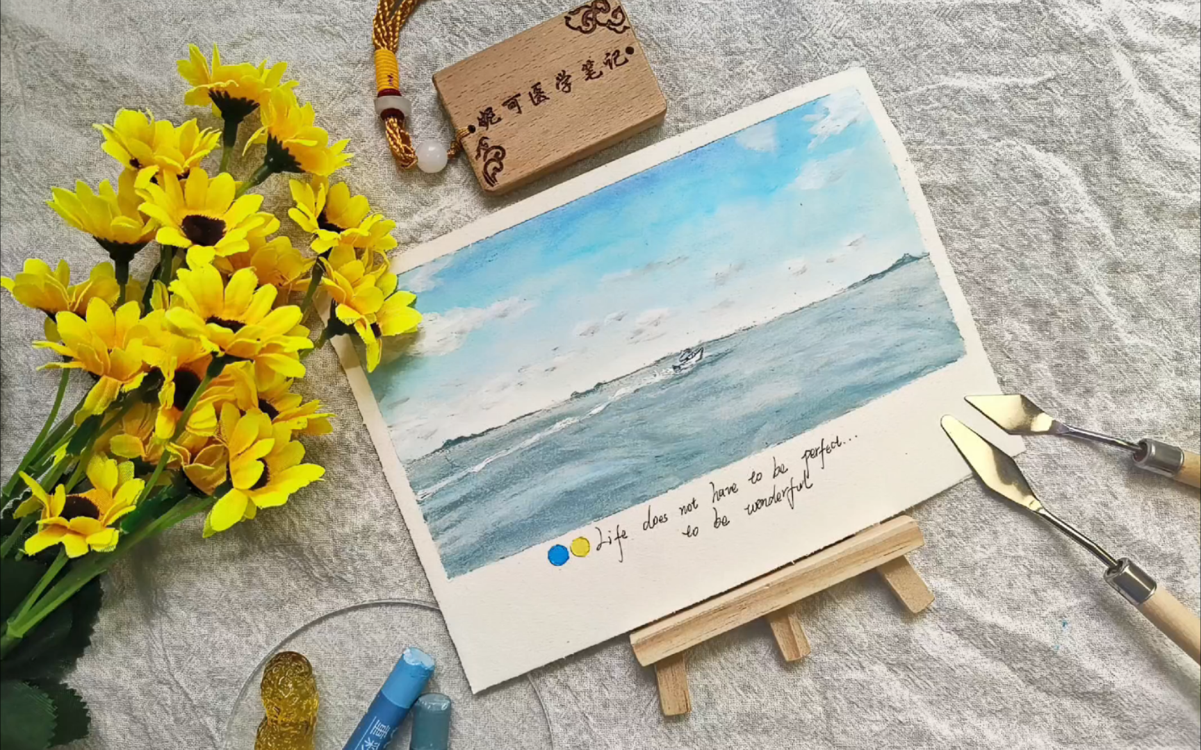 0基础油画棒|长风破浪会有时98