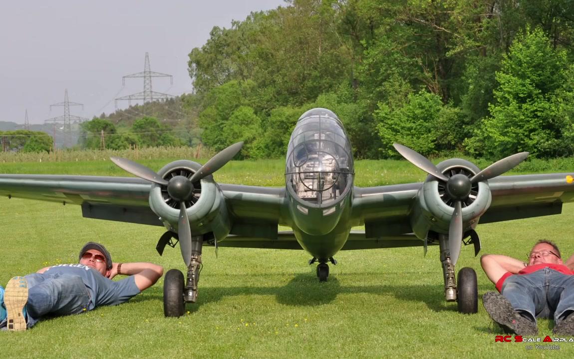 巨型航模 ju-188 1/4比例 宽5.5米 重85kg