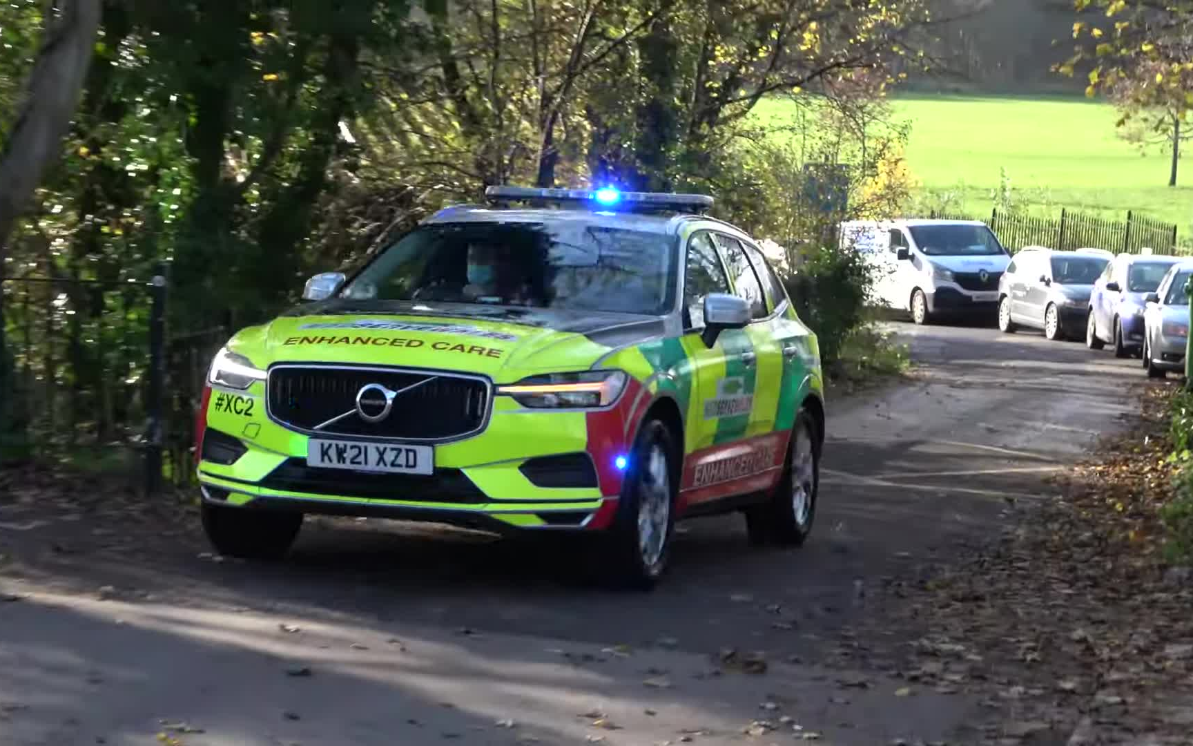 沃尔沃xc60快速响应救护车出警!