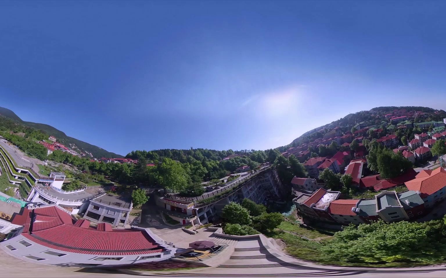 航拍 vr全景庐山风景_哔哩哔哩_bilibili