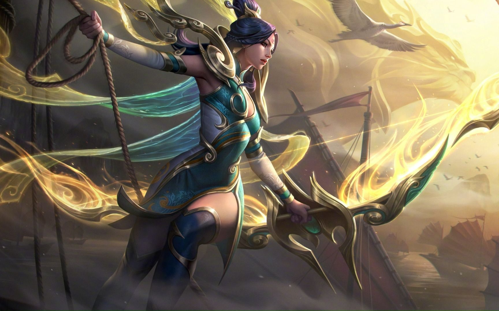 春晖女神 艾希 皮肤鉴赏