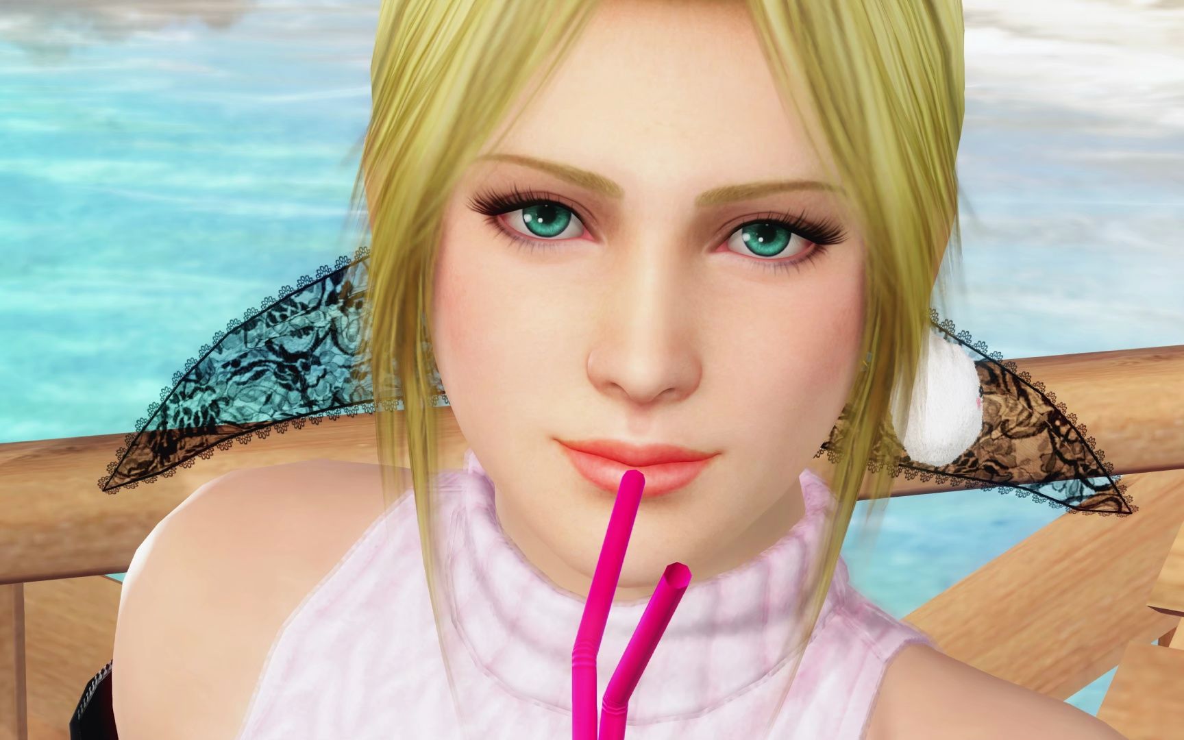 【4k】(日服)维纳斯假期(额外剧情)「西沢597」联动服装 - 海莲娜