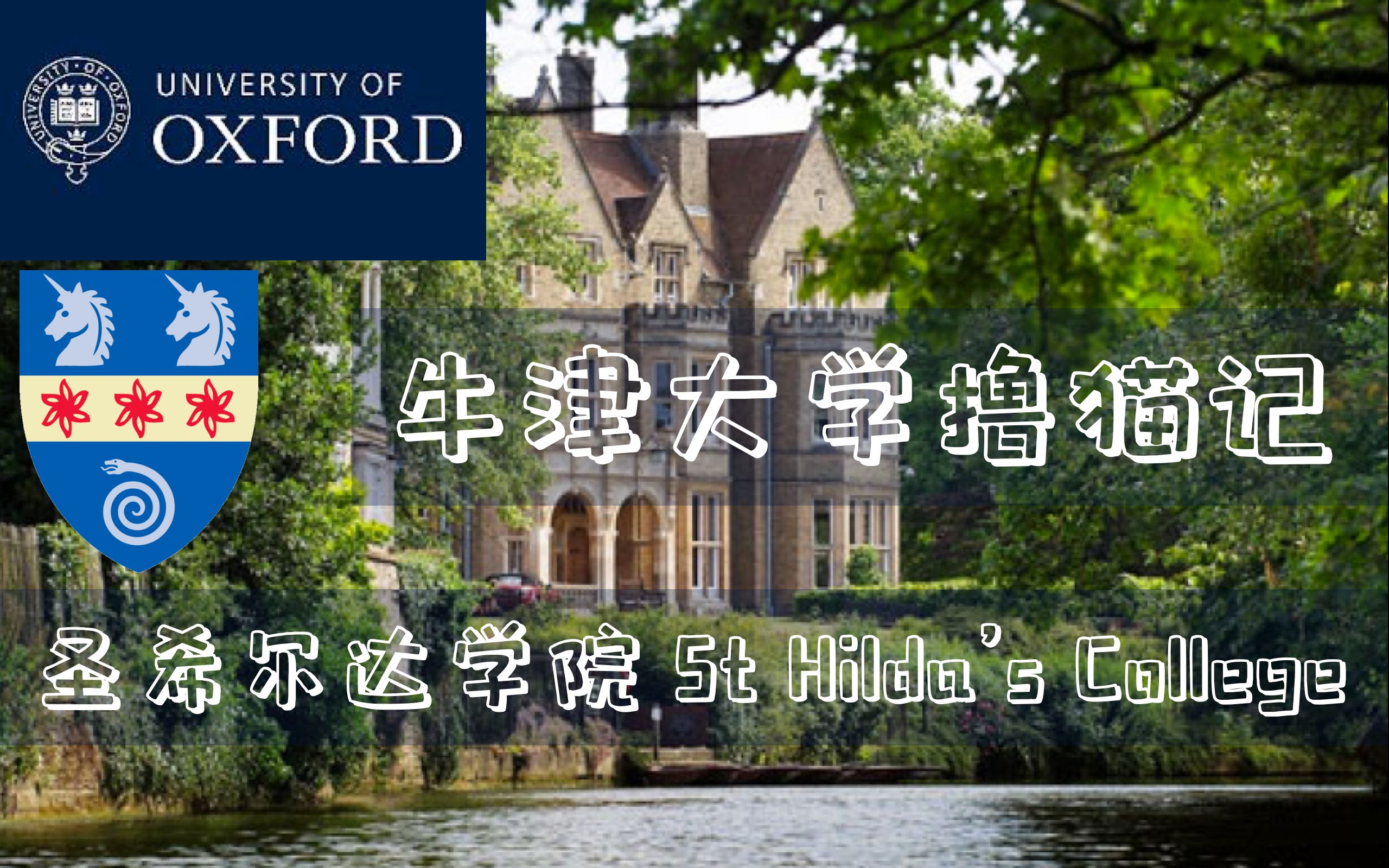 牛津大学撸猫记 | 牛津大学圣希尔达学院(st hildas college)【走马