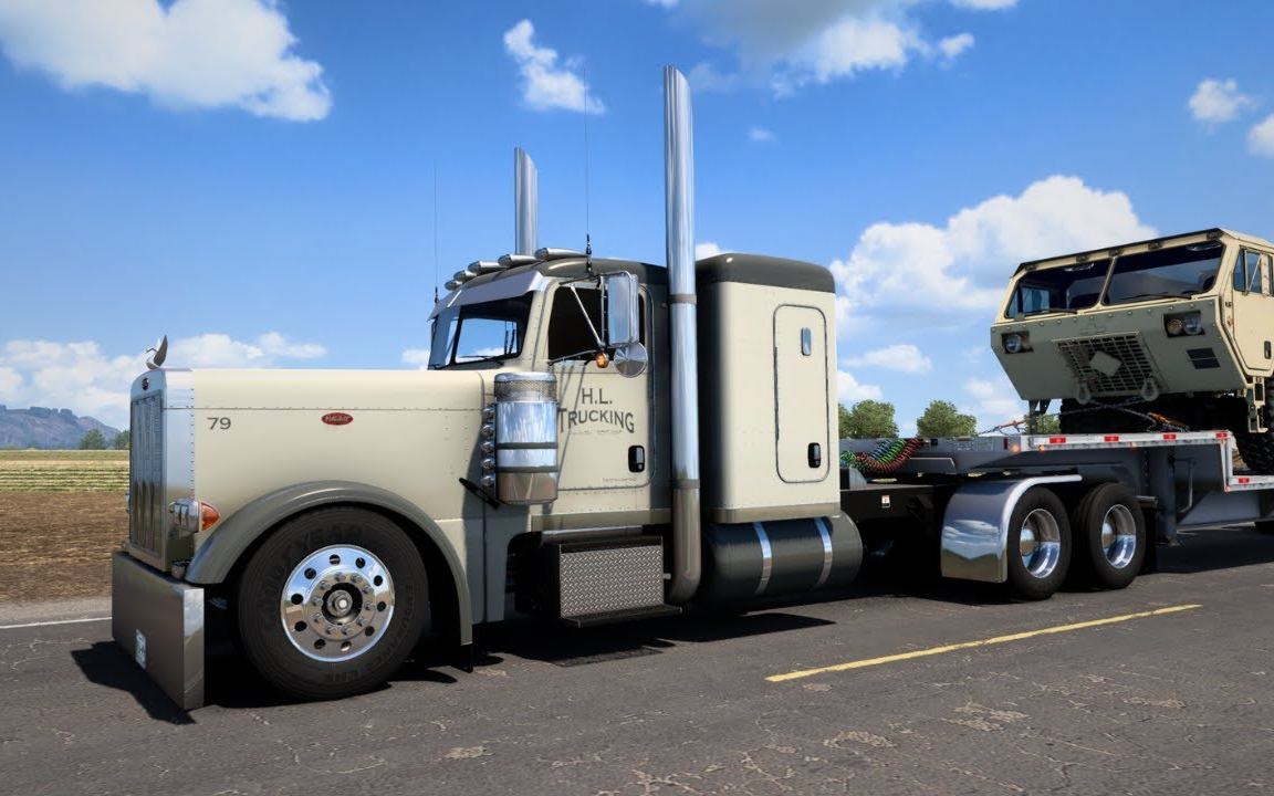 [图]【美洲卡车模拟】【HammerLane79】Peterbilt 379 -（牵引军用战术卡车） - 美国卡车模拟器