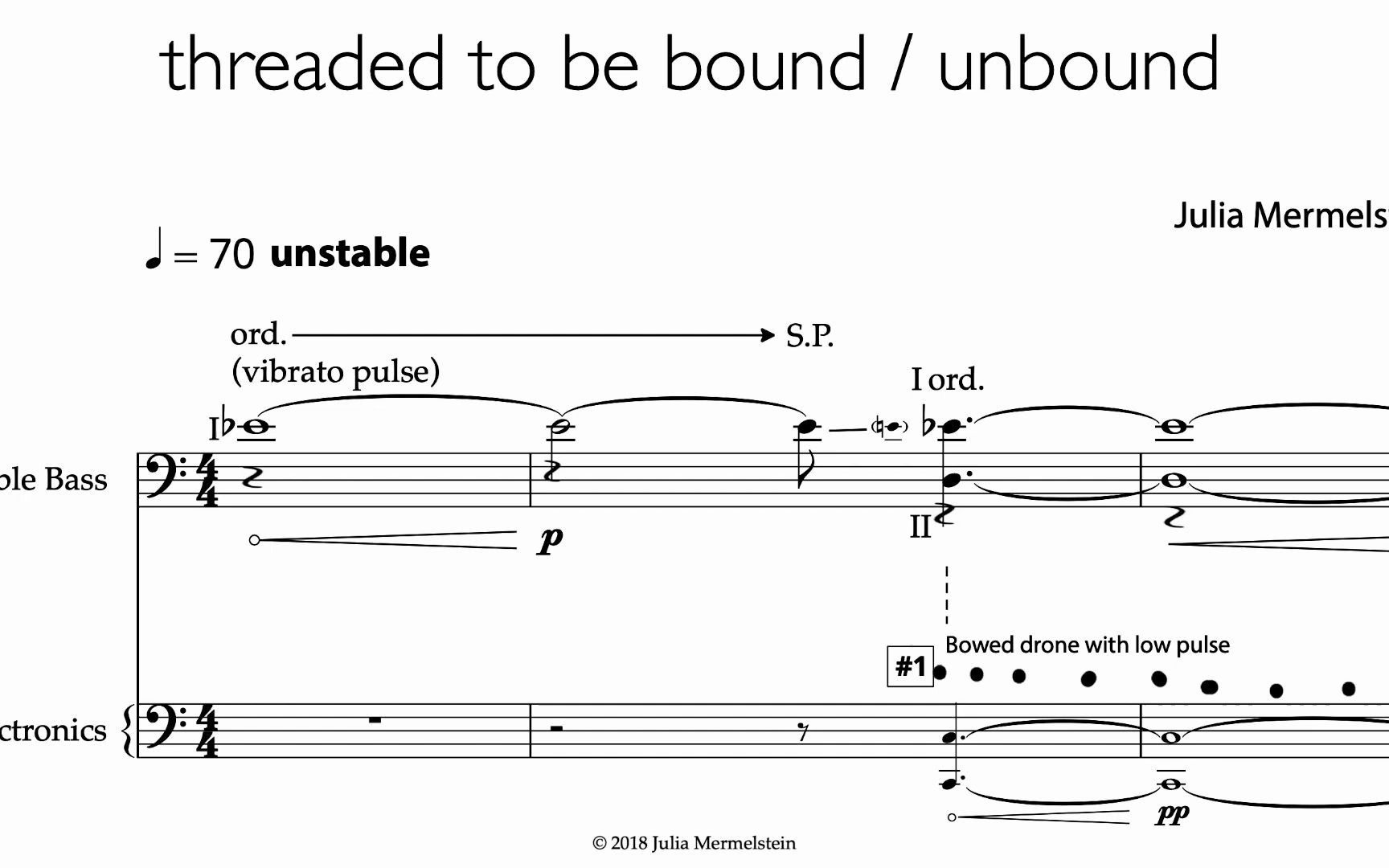 [20210902]Julia Mermelstein — threaded to be boundunbound [w score]哔哩哔哩bilibili