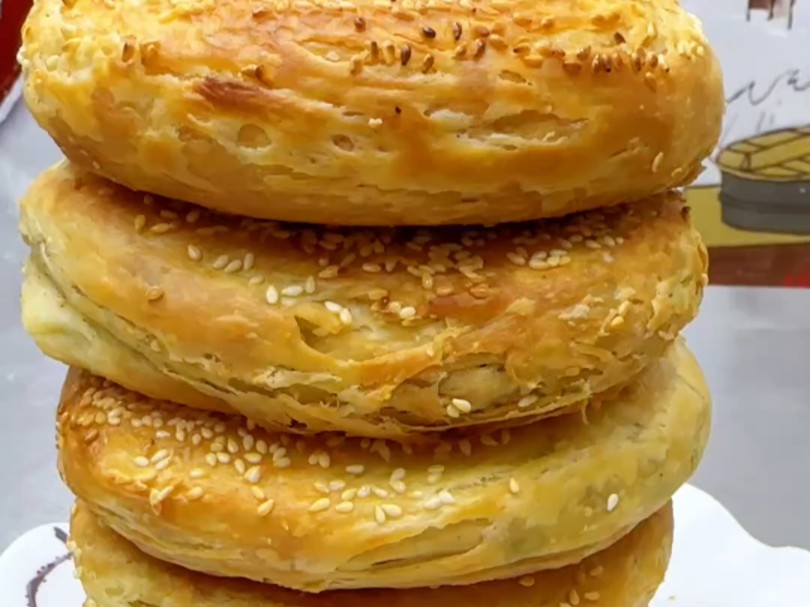 油酥烧饼夹菜技术哪里教学