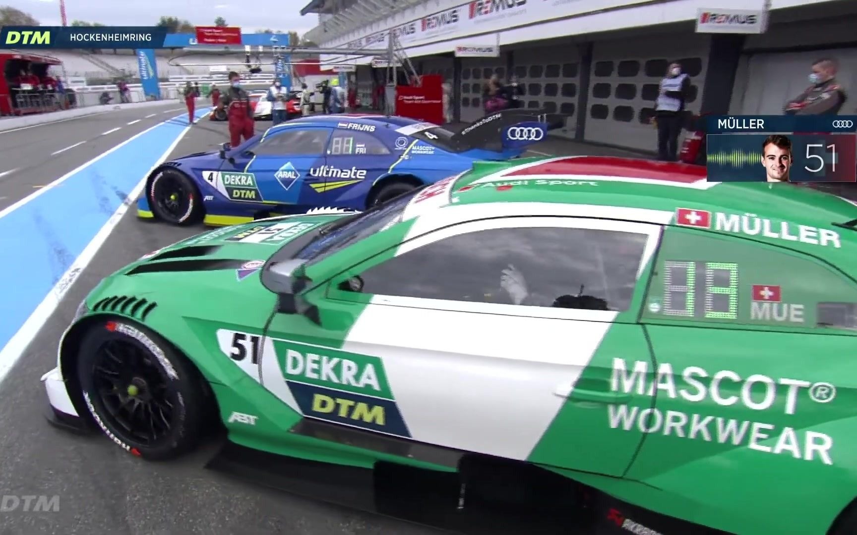 dtm德国房车大师赛霍根海姆赛道第二场排位赛直播录播