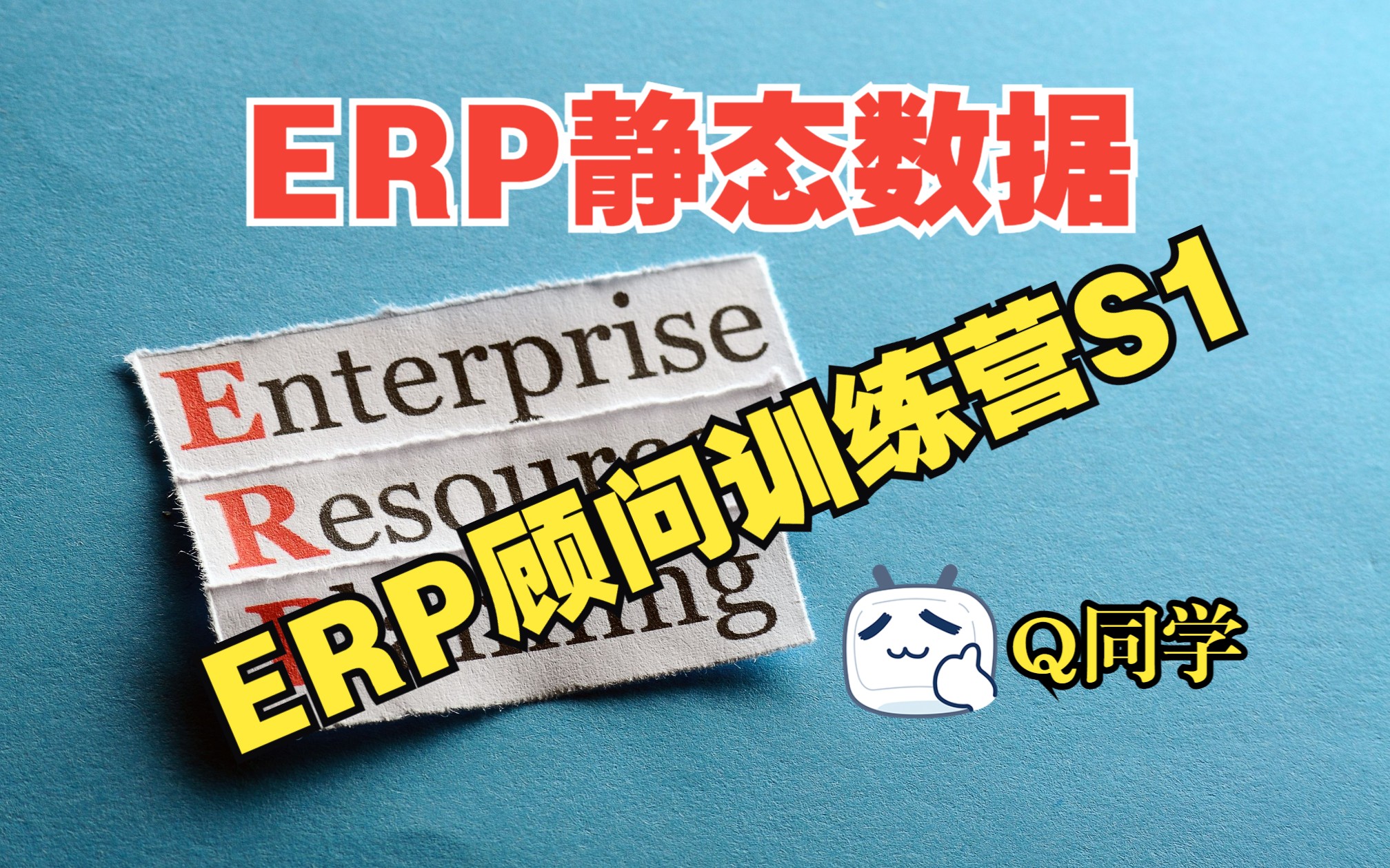 010 ERP静态数据哔哩哔哩bilibili