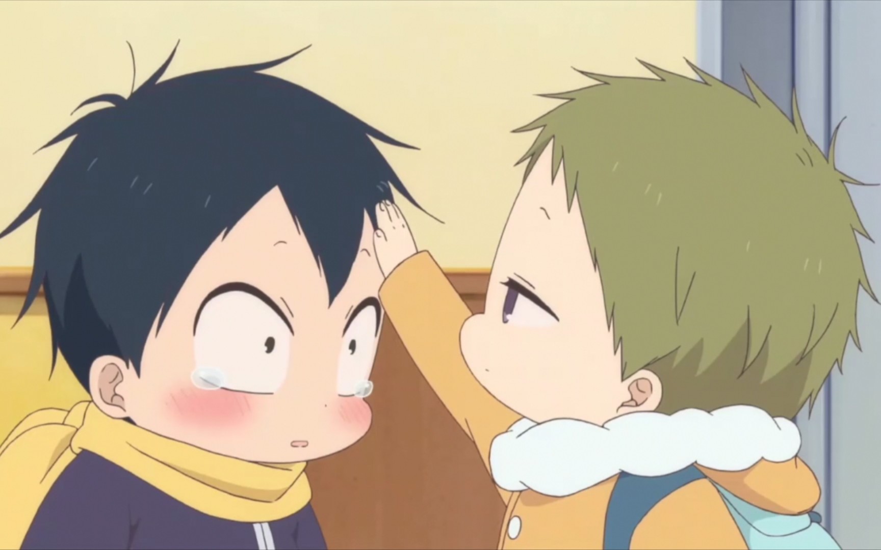 【学园奶爸】虎太郎和小鹰 可可爱爱的萌娃友谊