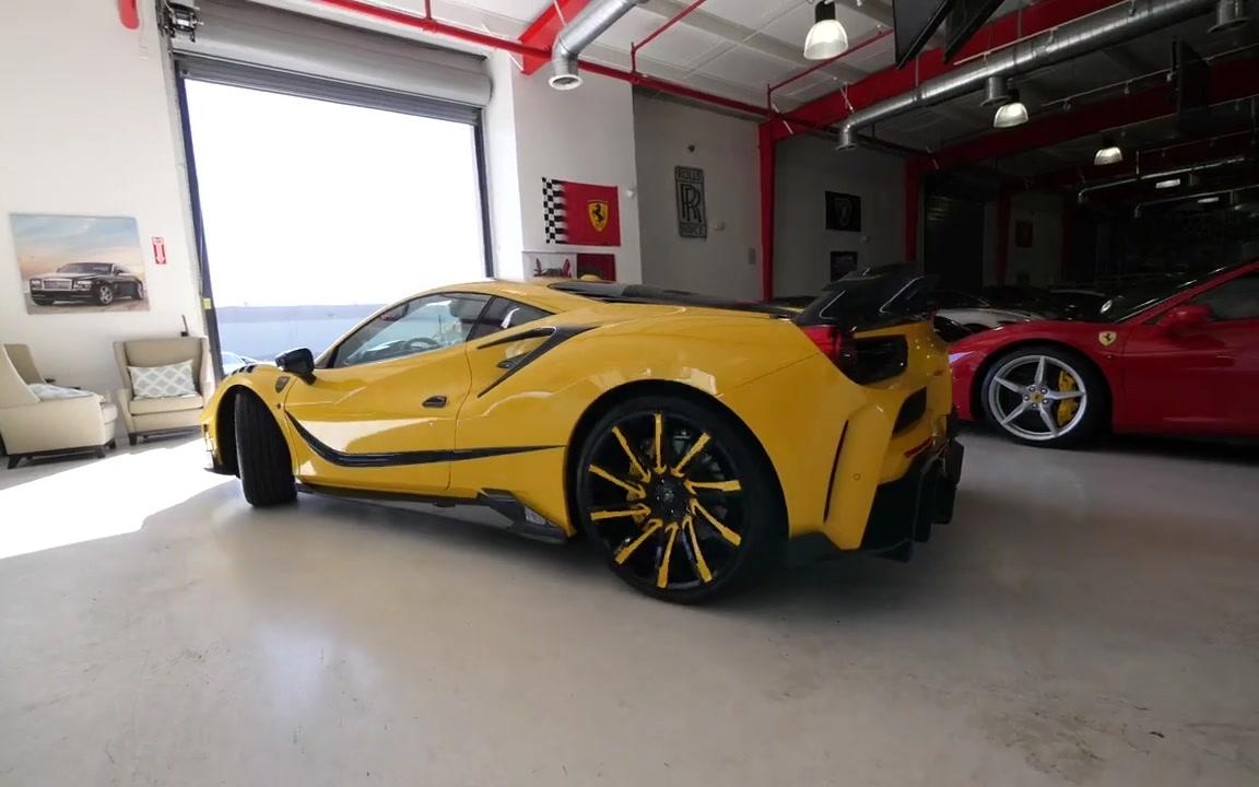 我的新车mansory法拉利488