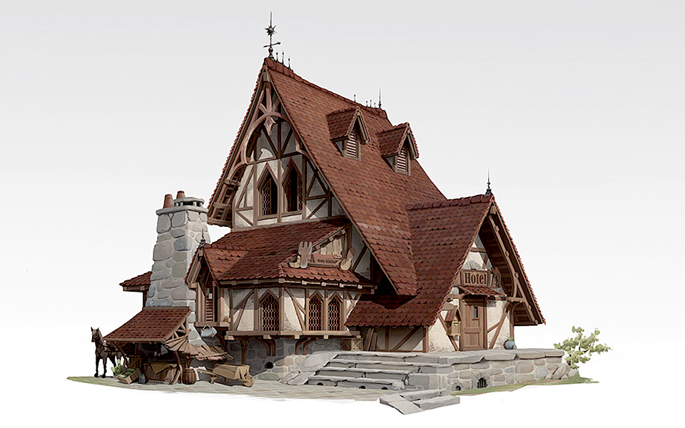 【maya zbrush建模】次世代场景模型制作,新手必备的全流程案例讲解