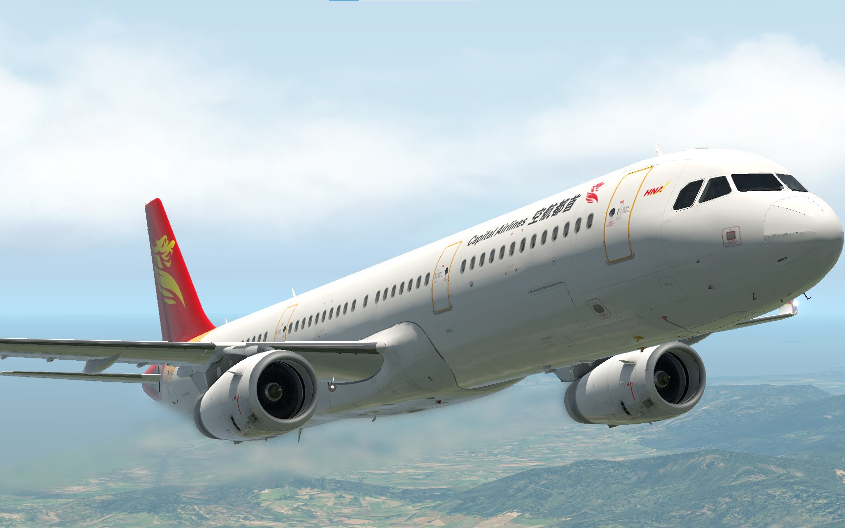 【x-plane11】航线飞行 三亚凤凰—北京大兴 空客a321