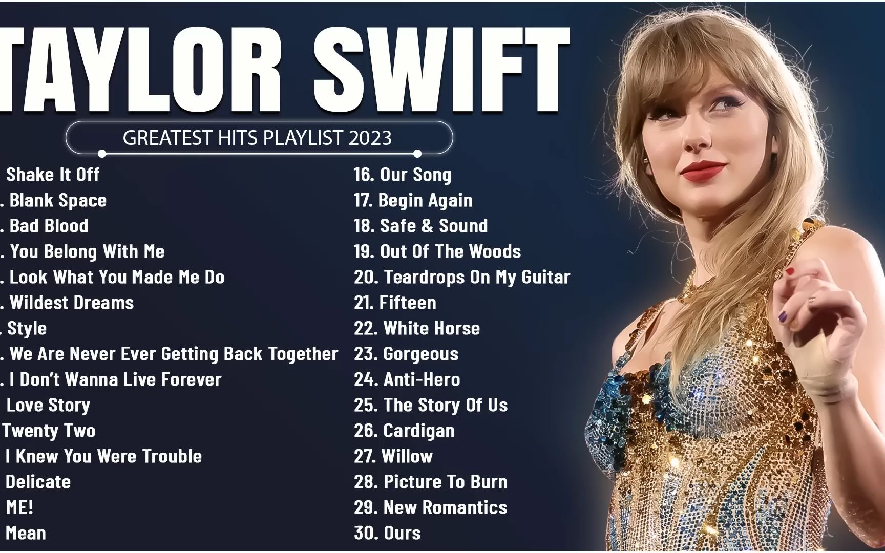 [图]Taylor Swift | Best Songs Collection 2023