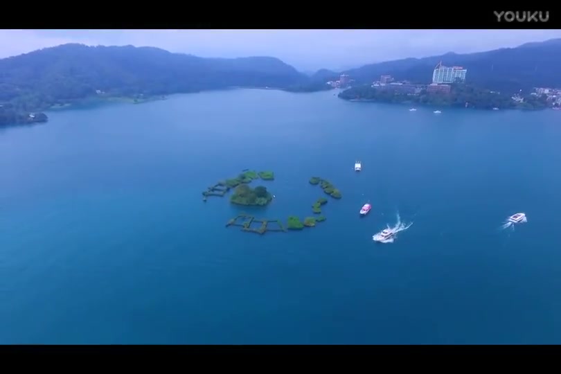 [图]台湾著名旅游景点日月潭唯美景色游轮海岸自然风景高清实拍视频素材_高清