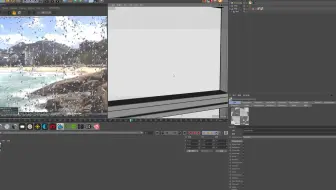 C4D门徒_雨滴滑落效果