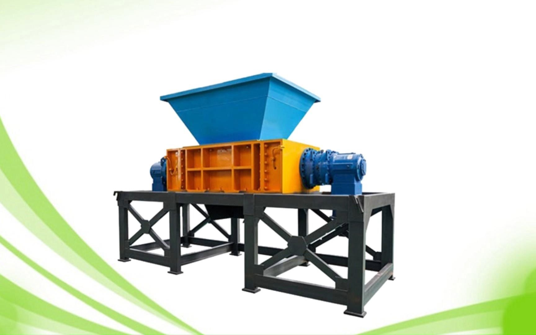 吨包编织袋撕碎机,双轴塑料撕碎机,太空袋化肥袋面粉袋水泥袋破碎机