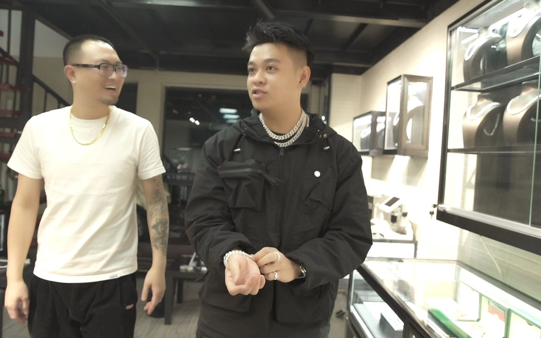 wbj定制珠宝说唱新世代cj周密到店打卡消费